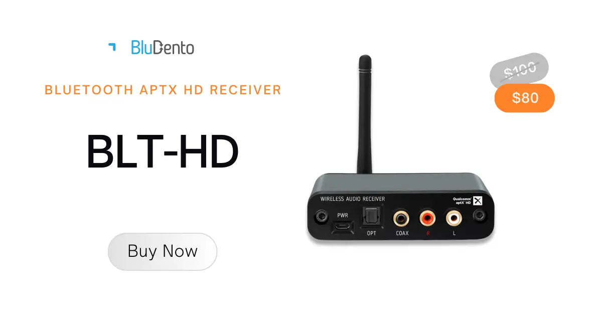 Wireless Hi-Res Bluetooth aptX HD Receiver Breakdown
