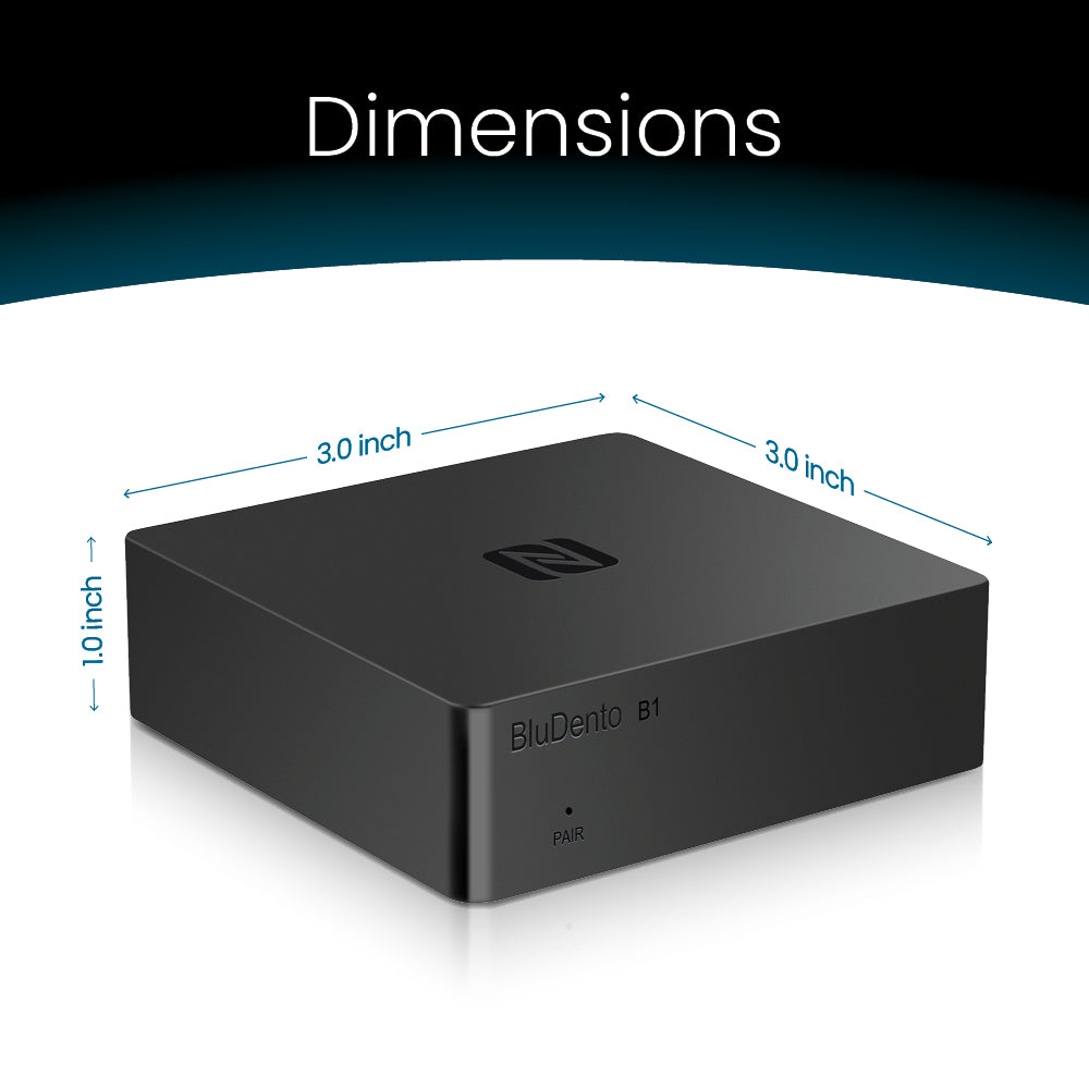 BluDento B1 Dimensions